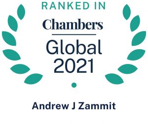 Chambers Global 2021 Andrew Zammit